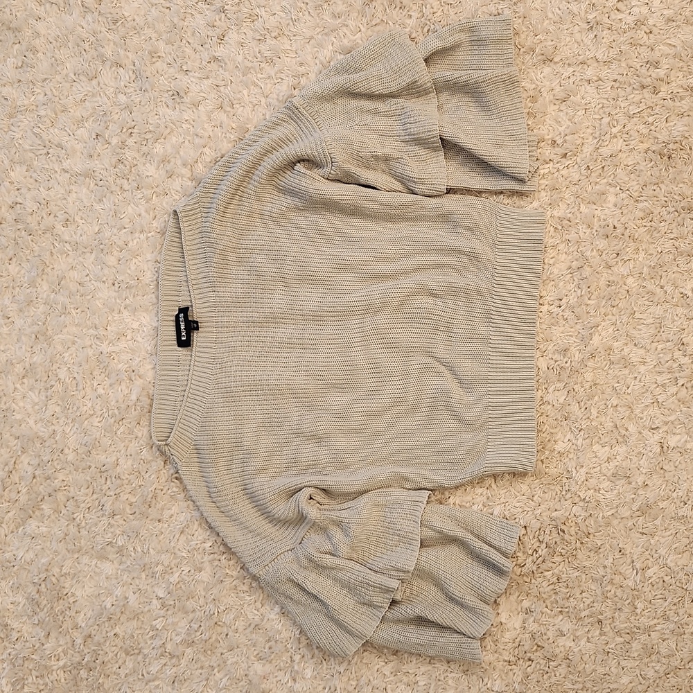 Express Bell Sleeve Knitted Sweated